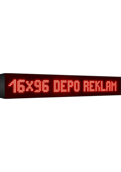 160x16 cm Led Tabela Kayan Yazı (5 Panel)
