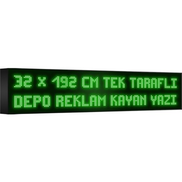 192x32 cm Led Tabela Kayan Yazı (12 Panel) 192x32 cm Led Tabela Kayan Yazı (12 Panel)