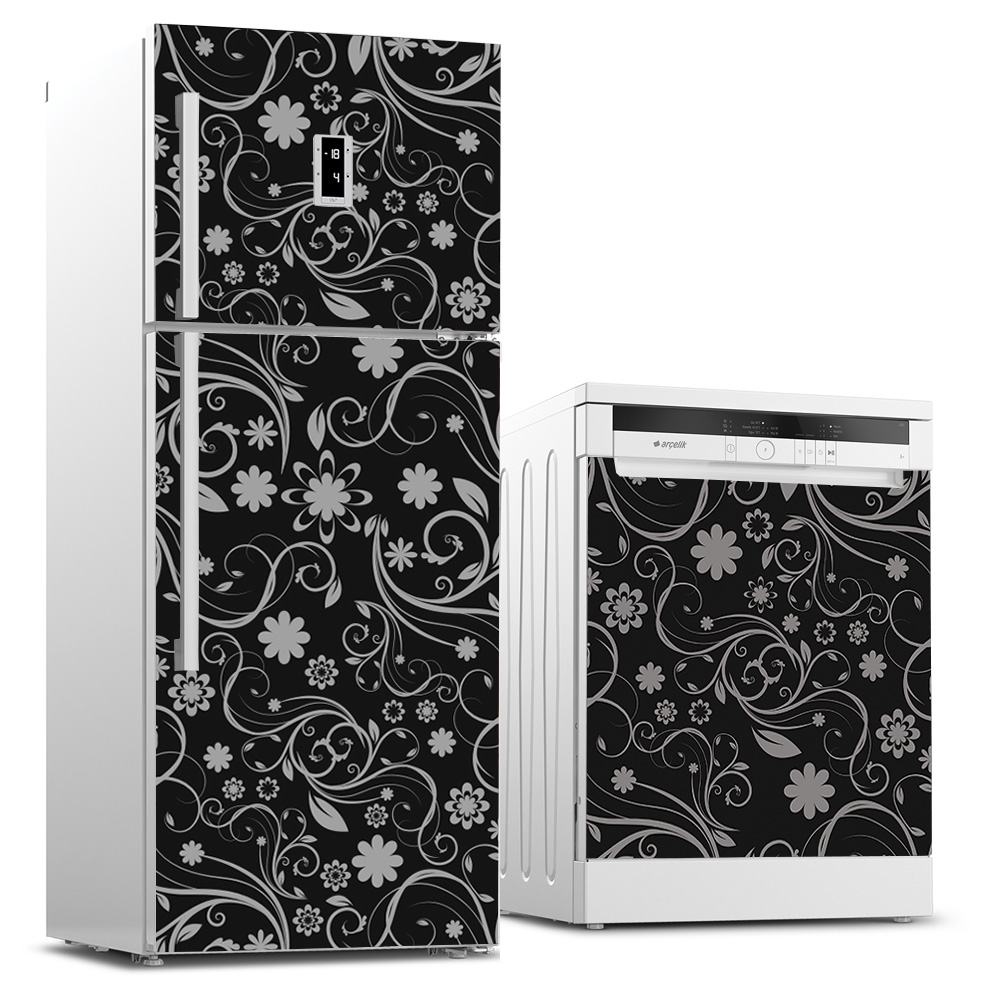 Buzdolabı ve Bulaşık Makinesi Kaplama Sticker Buzdolabı ve Bulaşık Makinesi Kaplama Sticker