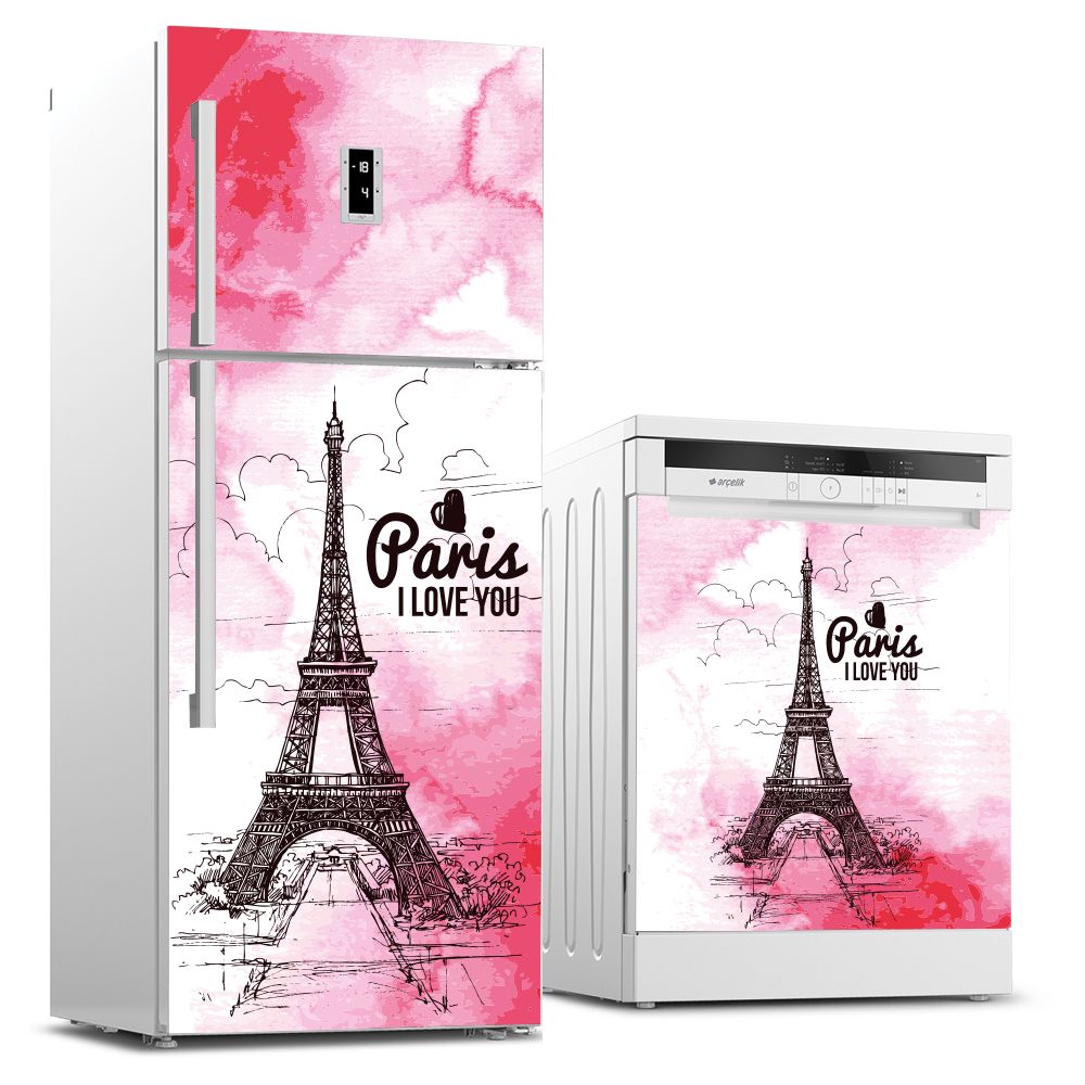 Buzdolabı ve Bulaşık Makinesi Kaplama Sticker Buzdolabı ve Bulaşık Makinesi Kaplama Sticker