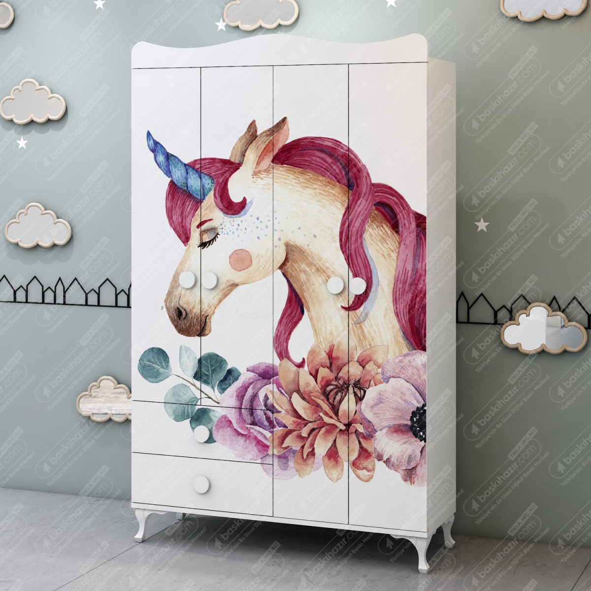 Çocuk Odası Dolap Kaplama Folyoları Çocuk Odası Dolap Kaplama Folyoları