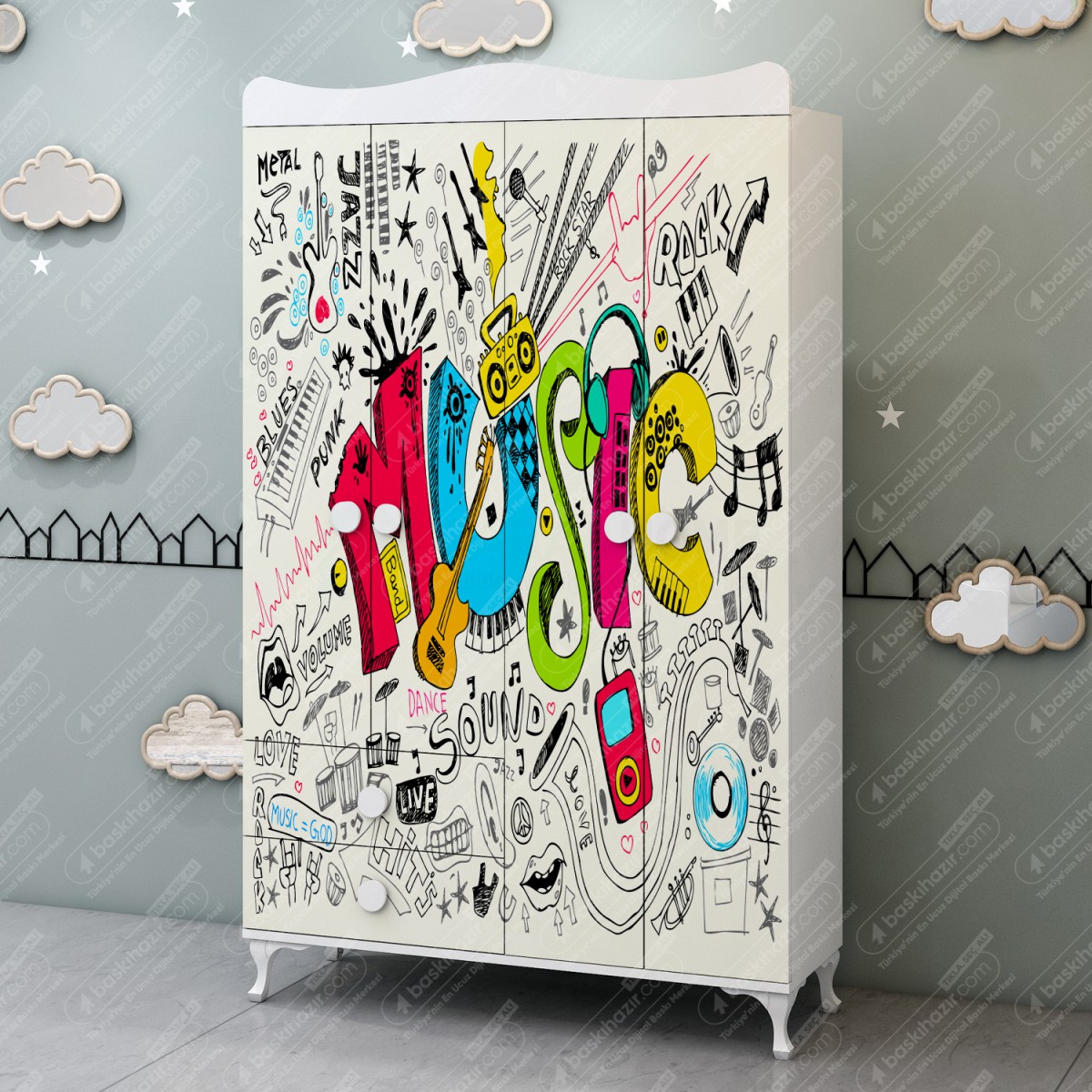 Çocuk Odası Dolap Kaplama Folyoları Çocuk Odası Dolap Kaplama Folyoları