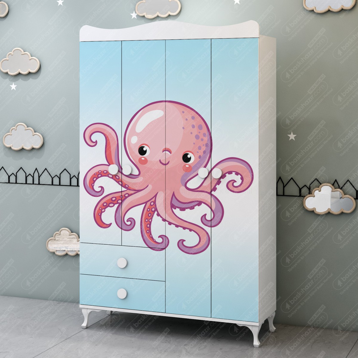 Çocuk Odası Dolap Kaplama Folyoları Çocuk Odası Dolap Kaplama Folyoları