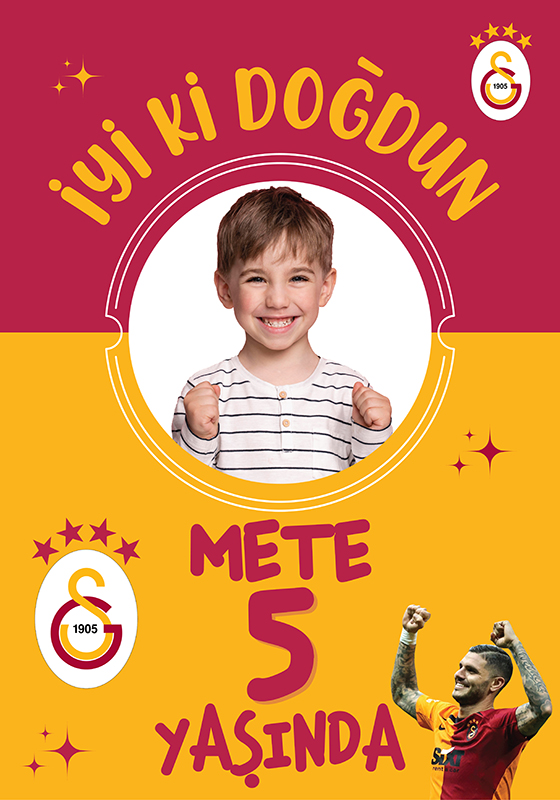 Galatasaray Doğum Günü Afişi Galatasaray Doğum Günü Afişi
