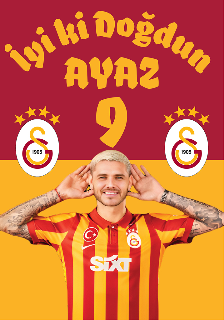 Galatasaray Doğum Günü Afişi Galatasaray Doğum Günü Afişi