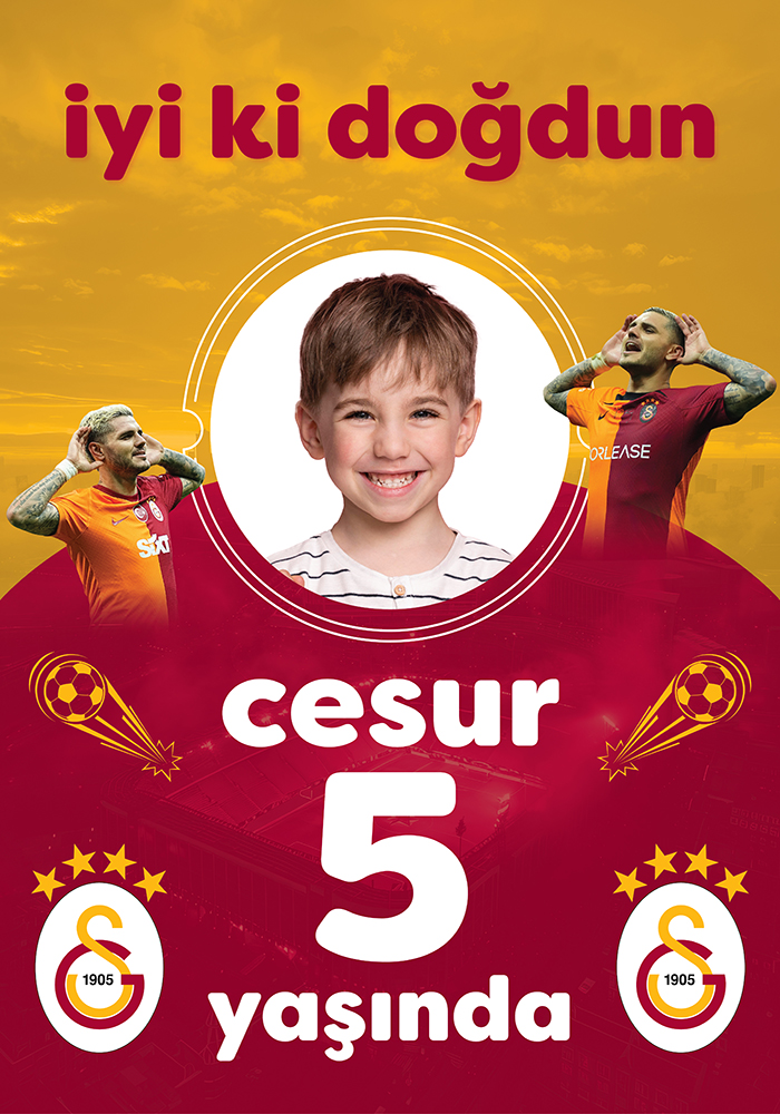 Galatasaray Doğum Günü Afişi Galatasaray Doğum Günü Afişi