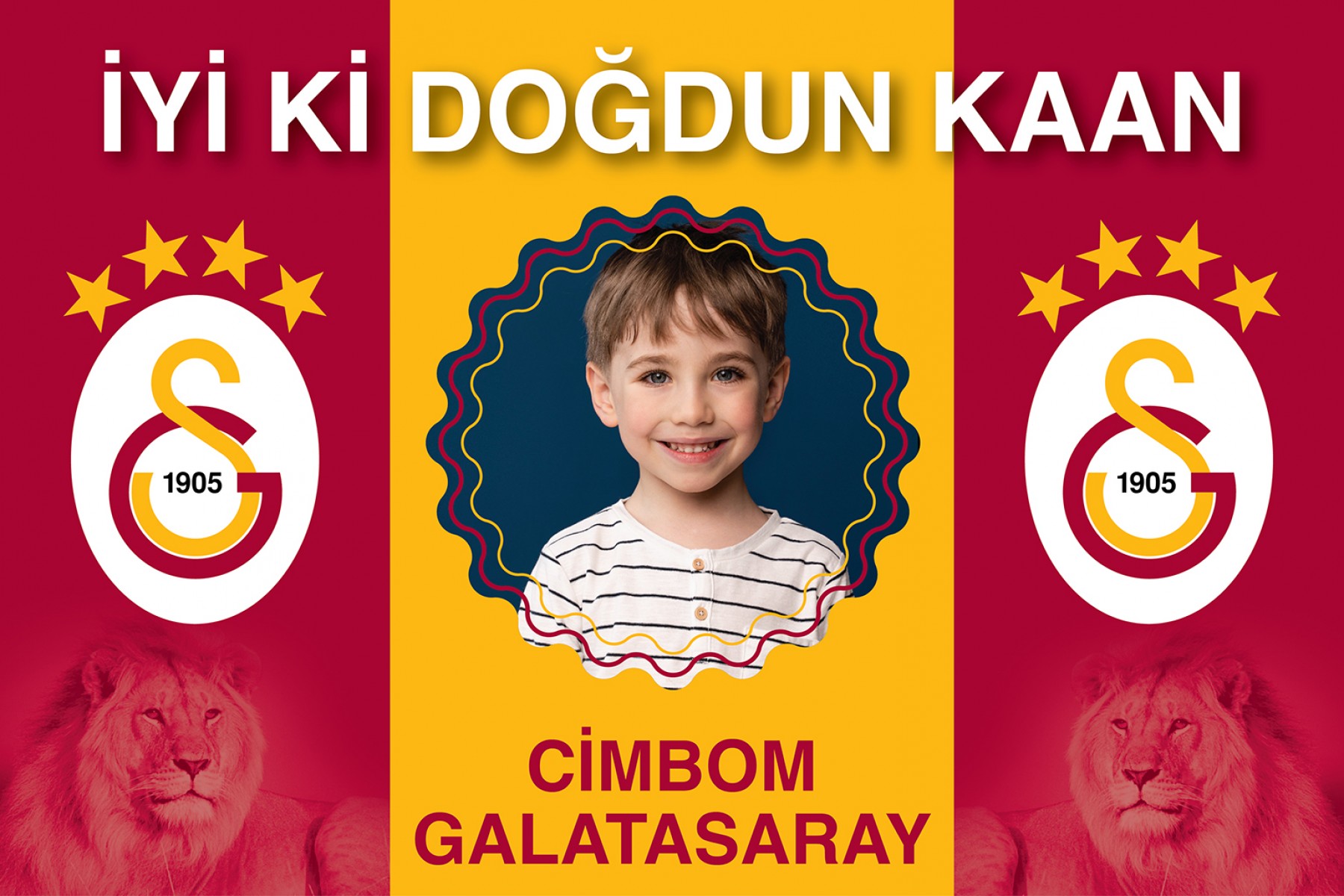 Galatasaray Doğum Günü Afişi Galatasaray Doğum Günü Afişi