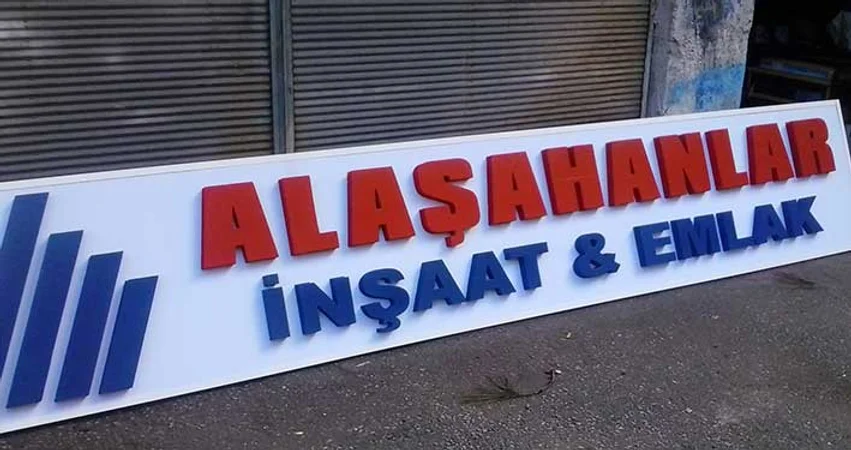 Xps Köpük + Pleksi Kabartma Harf Tabela