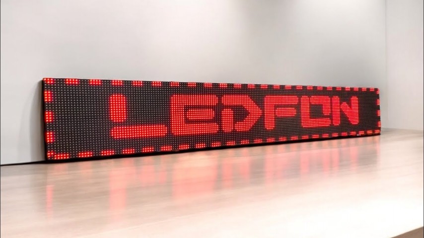 160x32 cm Led Tabela Kayan Yazı (10 Panel)