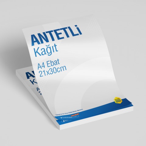A4 Antetli Kağıt 80 gr