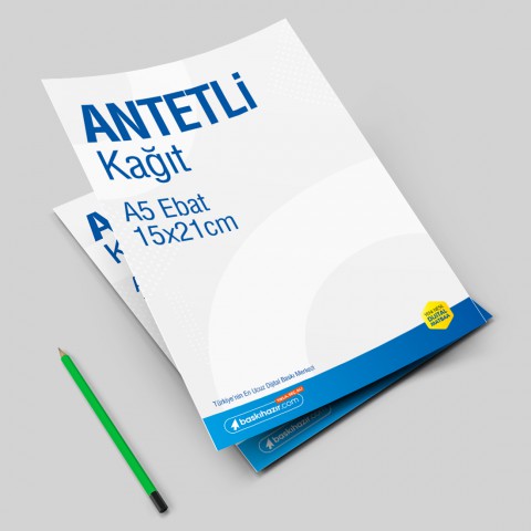 A5 Antetli Kağıt 80 gr