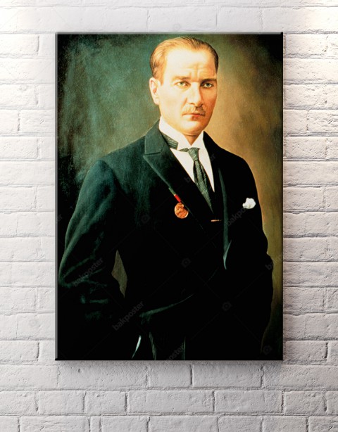Atatürk Cumhurbaşkanı Kanvas Tablo