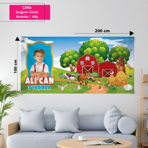 Doğum Günü Afiş Lamine Vinil Branda ( 100x200 cm) Doğum Günü Afiş Lamine Vinil Branda ( 100x200 cm)