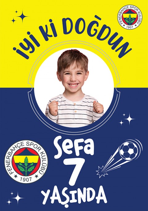 Fenerbahçe Doğum Günü Afişi