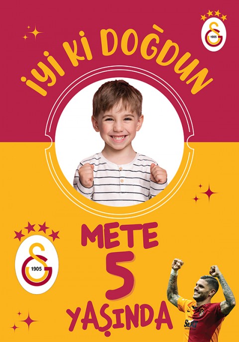 Galatasaray Doğum Günü Afişi