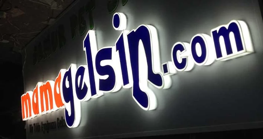 Pleksi Kutu Harf Tabela Işıklı